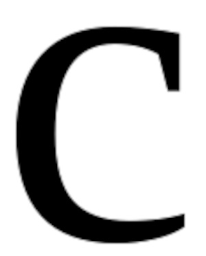 lowercase c