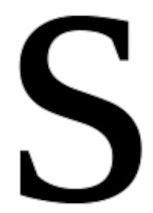 lowercase s